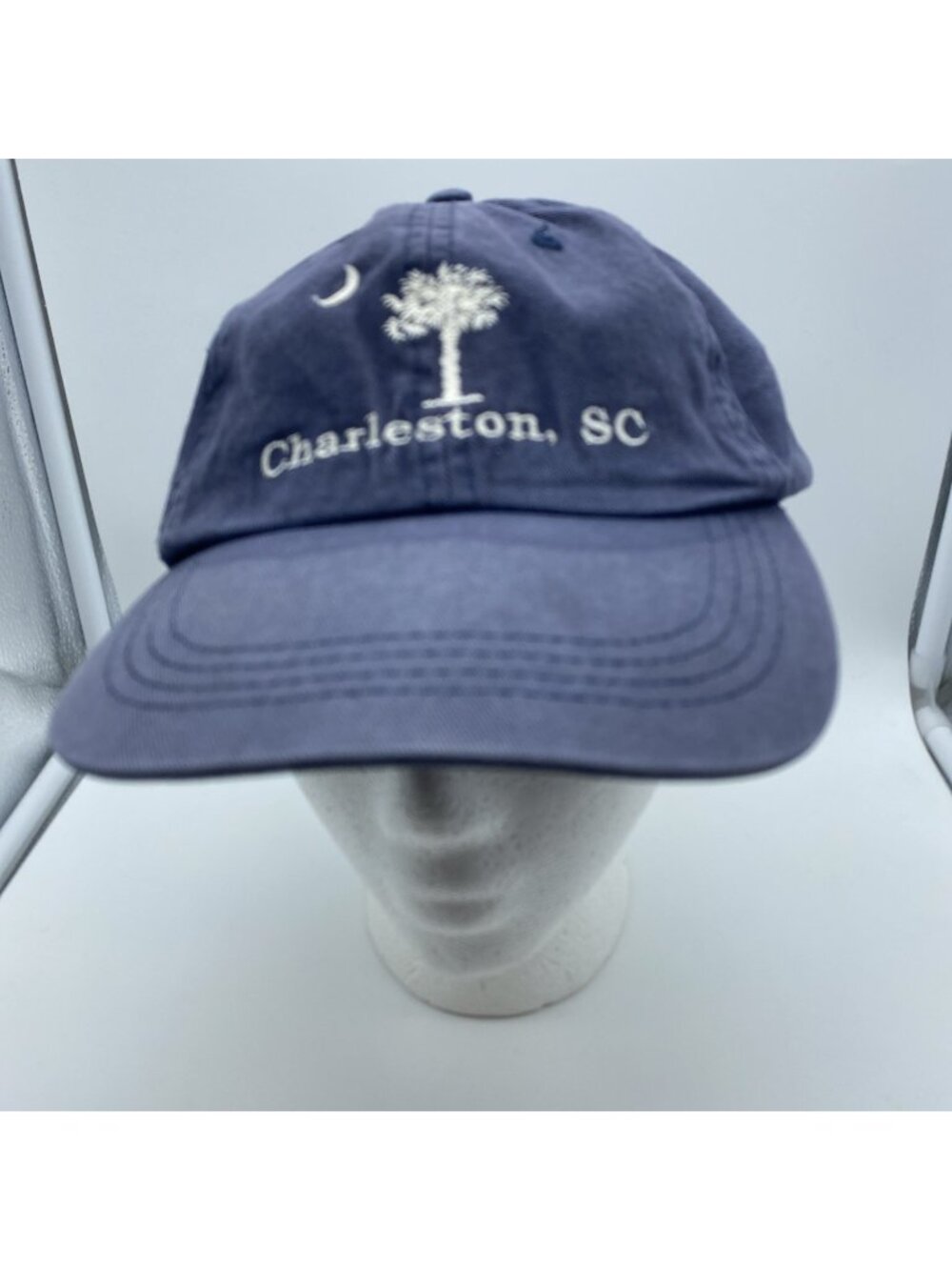 Charleston SC Blue Hat Cap Strap-back Cotton South Carolina
